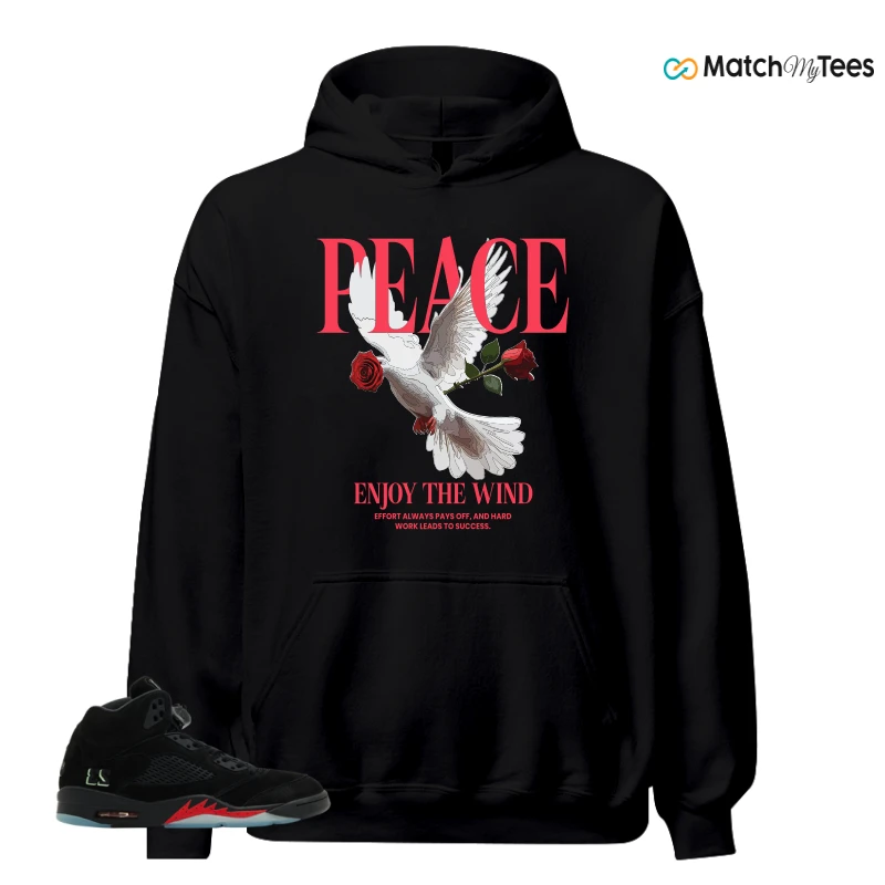 NIKE AIR JORDAN 5 RETRO HALLOWEEN SNEAKER Matching Tees hoodie