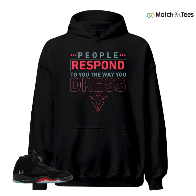 NIKE AIR JORDAN 5 RETRO HALLOWEEN SNEAKER Matching Tees hoodie