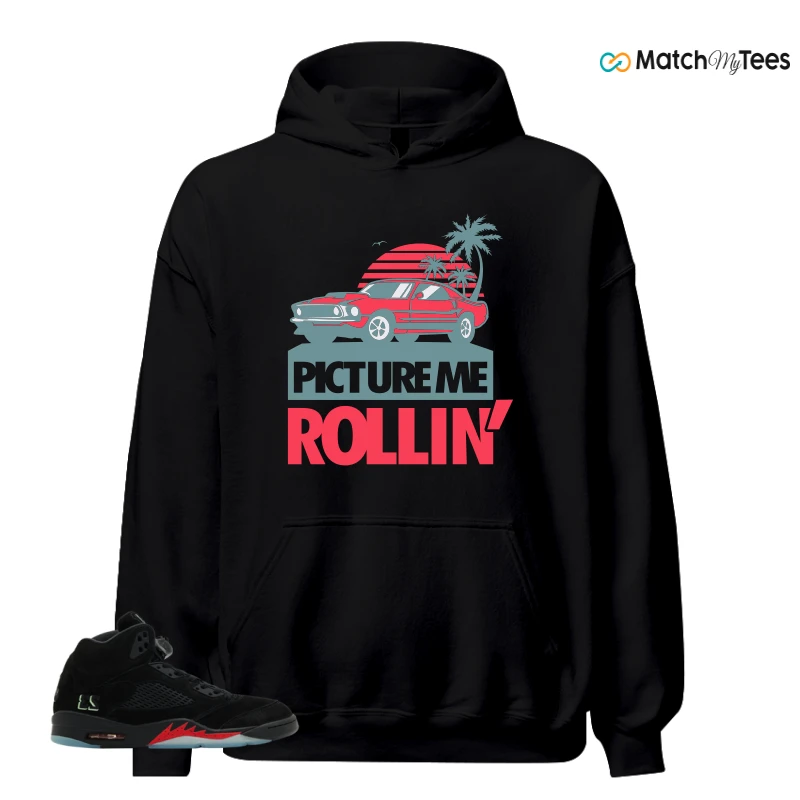 NIKE AIR JORDAN 5 RETRO HALLOWEEN SNEAKER Matching Tees hoodie