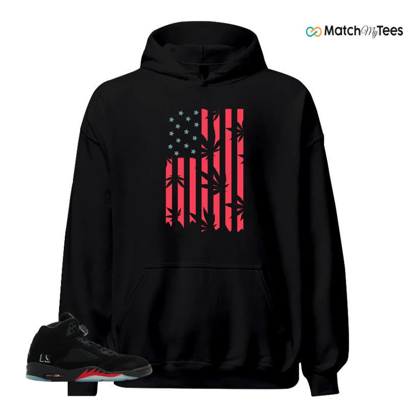 NIKE AIR JORDAN 5 RETRO HALLOWEEN SNEAKER Matching Tees hoodie