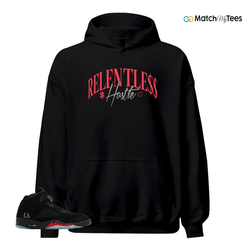 NIKE AIR JORDAN 5 RETRO HALLOWEEN SNEAKER Matching Tees hoodie