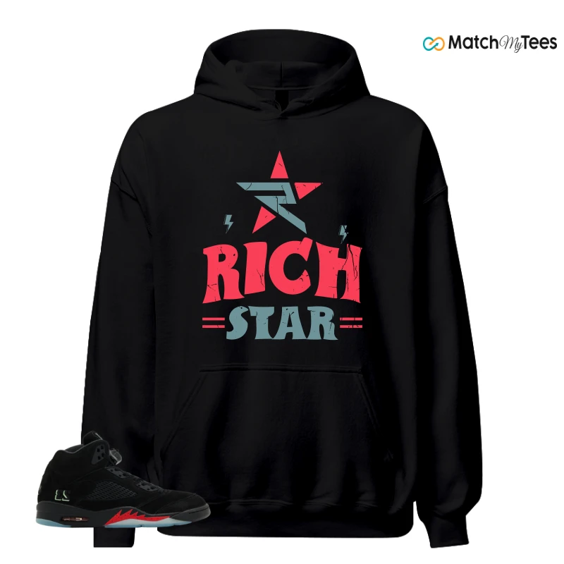 NIKE AIR JORDAN 5 RETRO HALLOWEEN SNEAKER Matching Tees hoodie