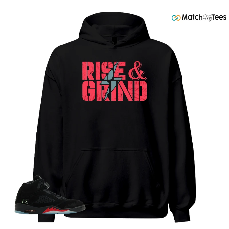 NIKE AIR JORDAN 5 RETRO HALLOWEEN SNEAKER Matching Tees hoodie