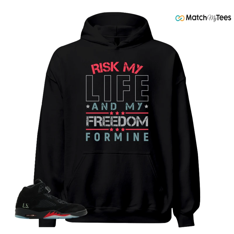 NIKE AIR JORDAN 5 RETRO HALLOWEEN SNEAKER Matching Tees hoodie