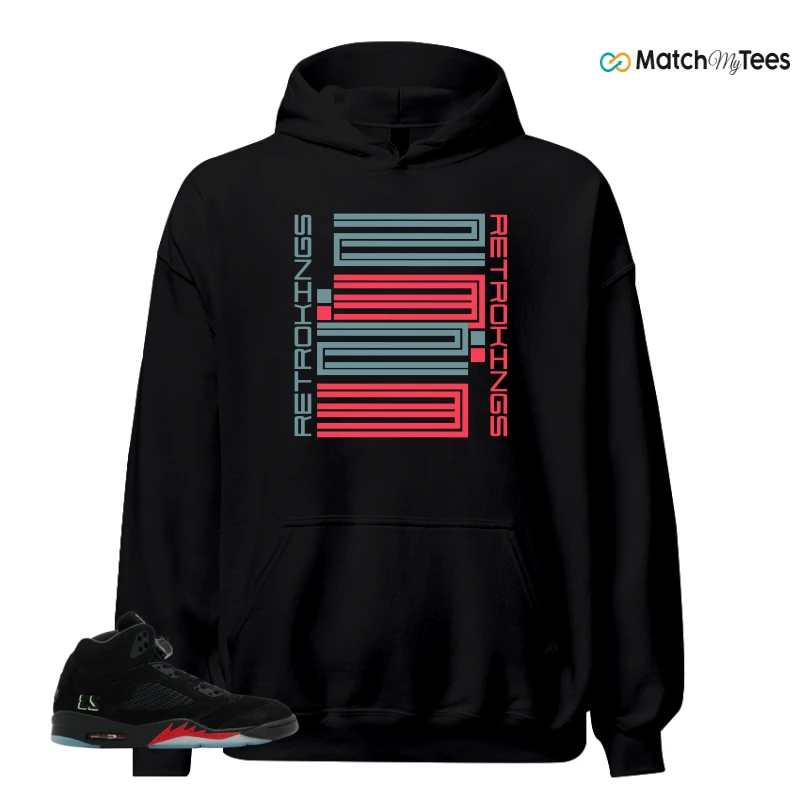 NIKE AIR JORDAN 5 RETRO HALLOWEEN SNEAKER Matching Tees hoodie