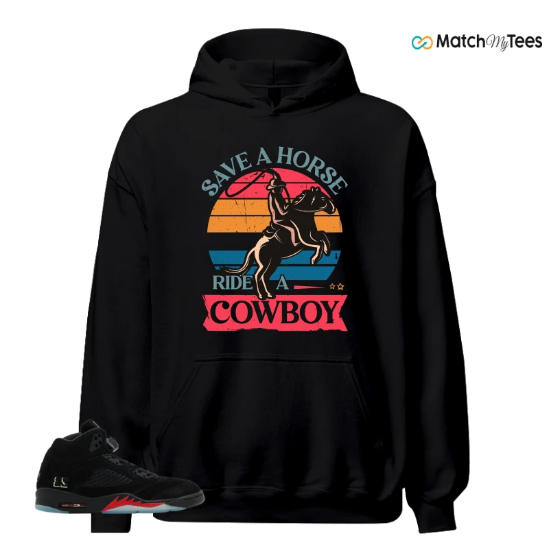 NIKE AIR JORDAN 5 RETRO HALLOWEEN SNEAKER Matching Tees hoodie