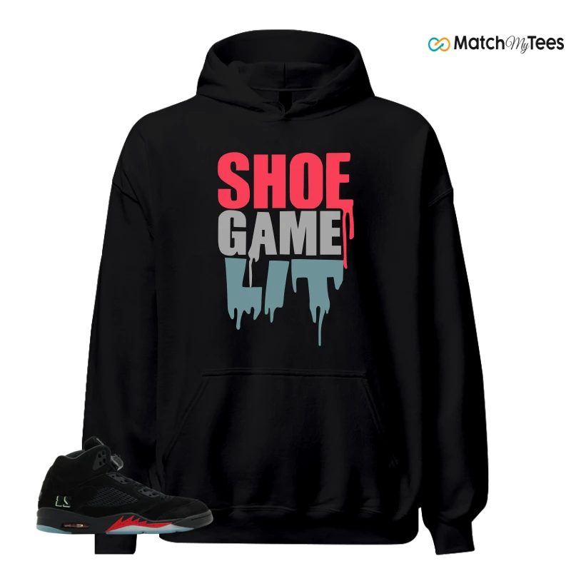 NIKE AIR JORDAN 5 RETRO HALLOWEEN SNEAKER Matching Tees hoodie