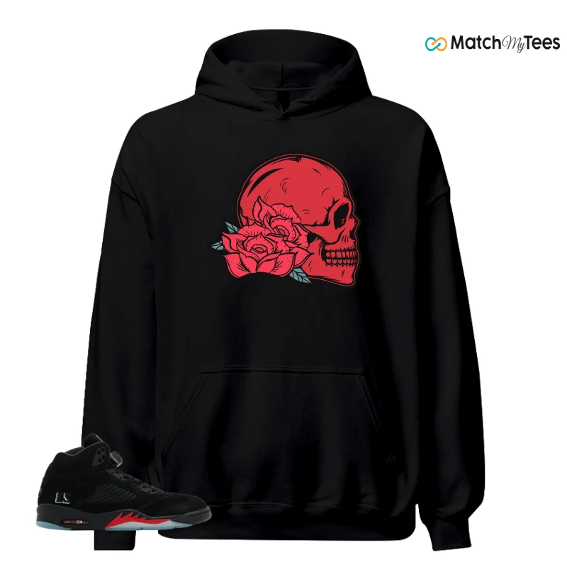 NIKE AIR JORDAN 5 RETRO HALLOWEEN SNEAKER Matching Tees hoodie