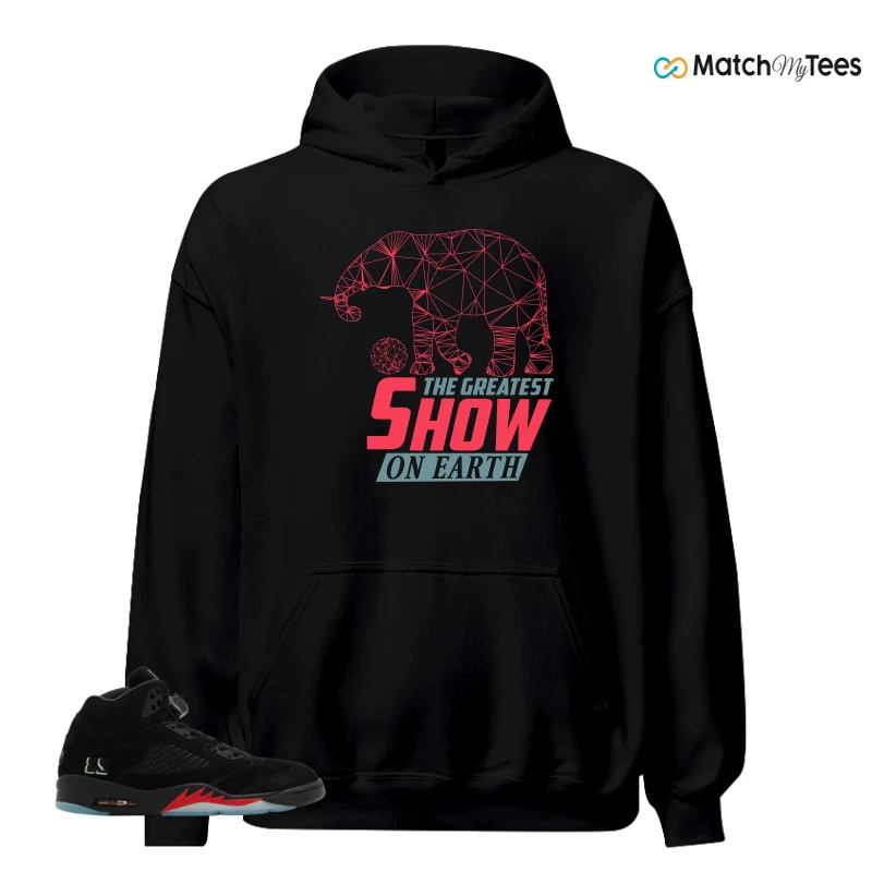 NIKE AIR JORDAN 5 RETRO HALLOWEEN SNEAKER Matching Tees hoodie