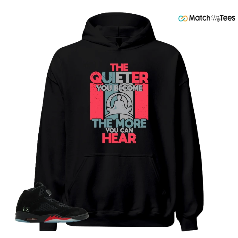 NIKE AIR JORDAN 5 RETRO HALLOWEEN SNEAKER Matching Tees hoodie