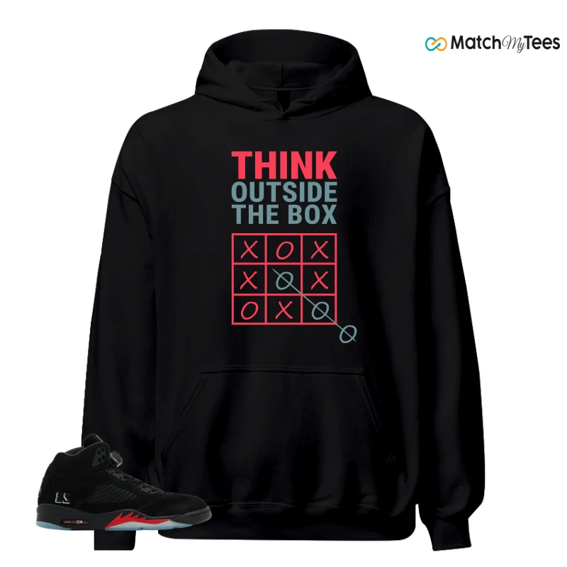 NIKE AIR JORDAN 5 RETRO HALLOWEEN SNEAKER Matching Tees hoodie