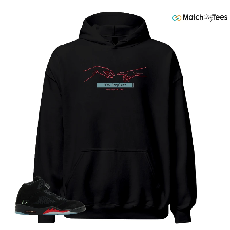 NIKE AIR JORDAN 5 RETRO HALLOWEEN SNEAKER Matching Tees hoodie