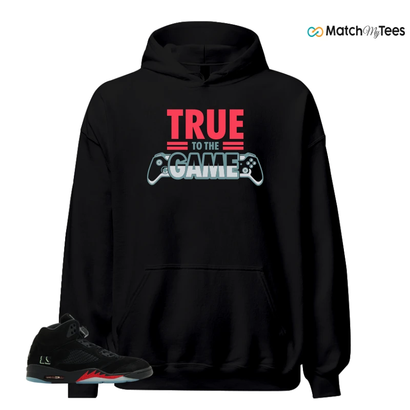 NIKE AIR JORDAN 5 RETRO HALLOWEEN SNEAKER Matching Tees hoodie