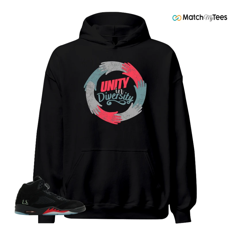 NIKE AIR JORDAN 5 RETRO HALLOWEEN SNEAKER Matching Tees hoodie
