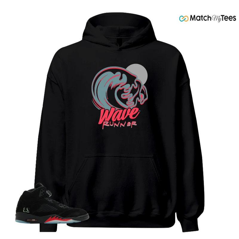 NIKE AIR JORDAN 5 RETRO HALLOWEEN SNEAKER Matching Tees hoodie
