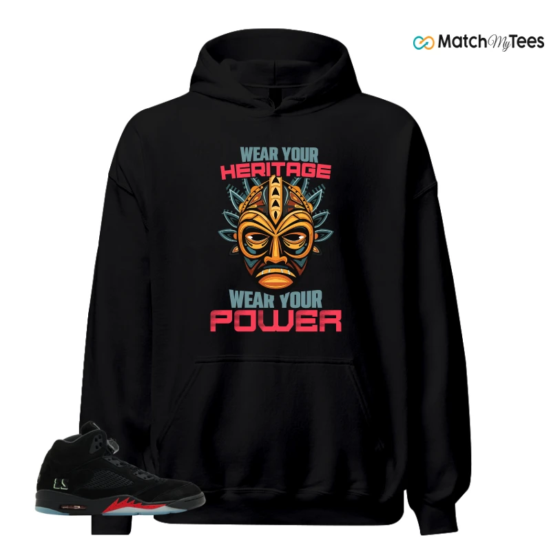 NIKE AIR JORDAN 5 RETRO HALLOWEEN SNEAKER Matching Tees hoodie