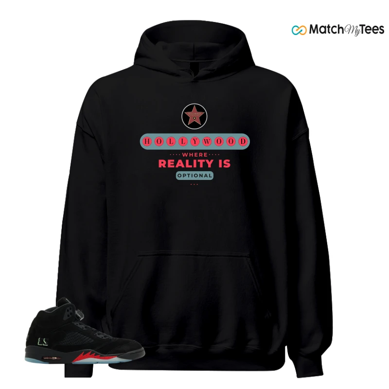 NIKE AIR JORDAN 5 RETRO HALLOWEEN SNEAKER Matching Tees hoodie