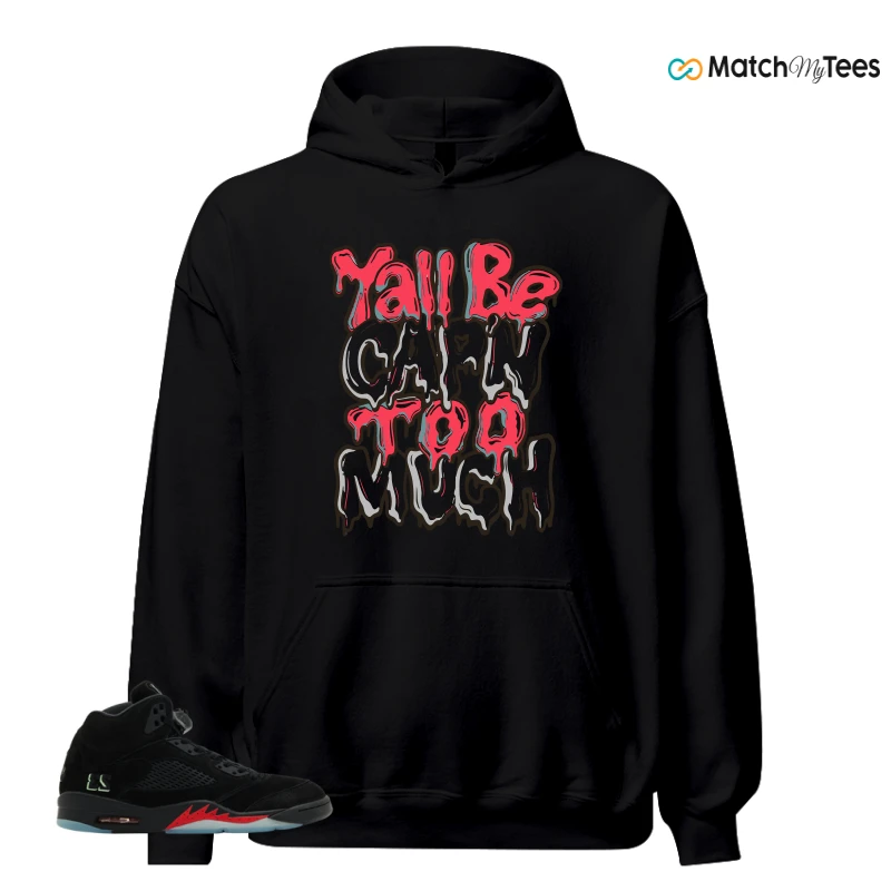 NIKE AIR JORDAN 5 RETRO HALLOWEEN SNEAKER Matching Tees hoodie