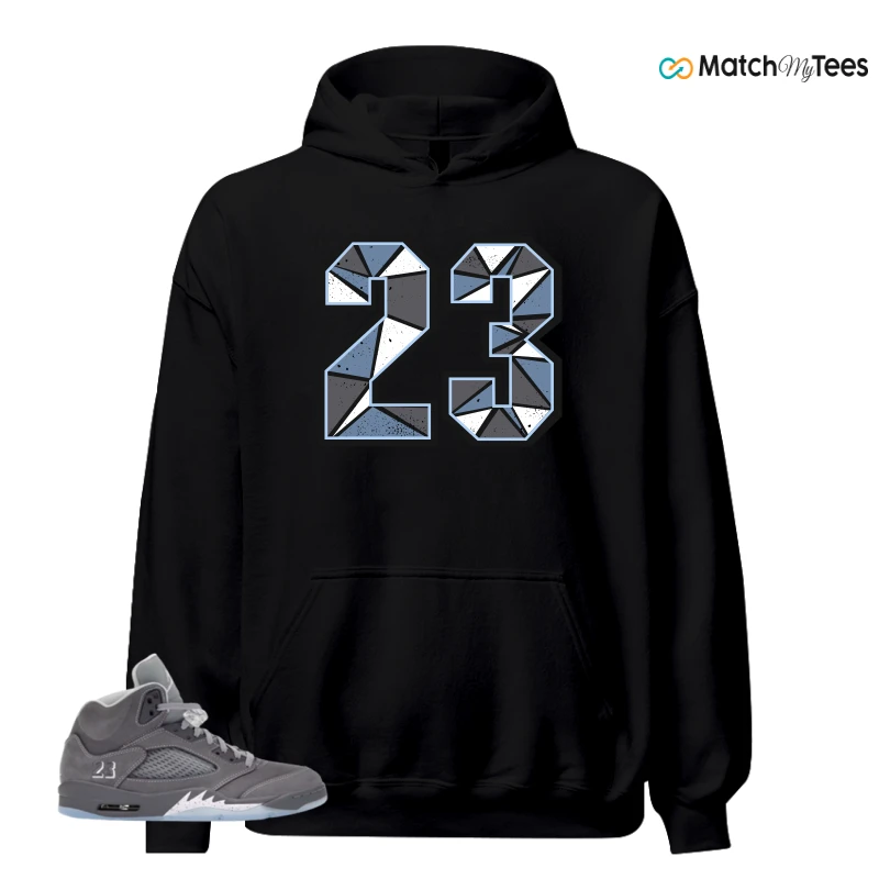 NIKE AIR JORDAN 5 WOLF GREY SNEAKER Matching Tees hoodie