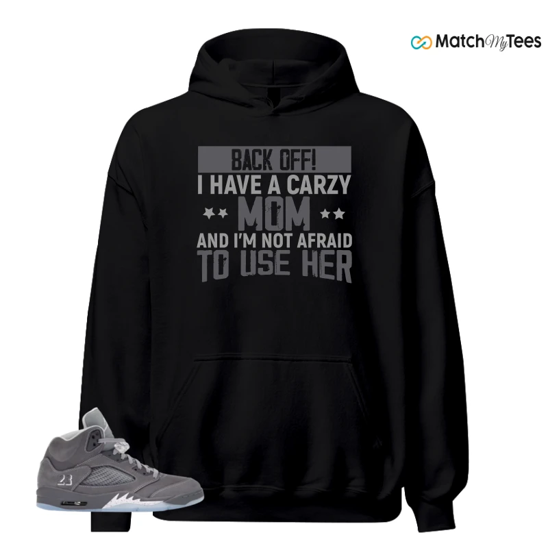 NIKE AIR JORDAN 5 WOLF GREY SNEAKER Matching Tees hoodie