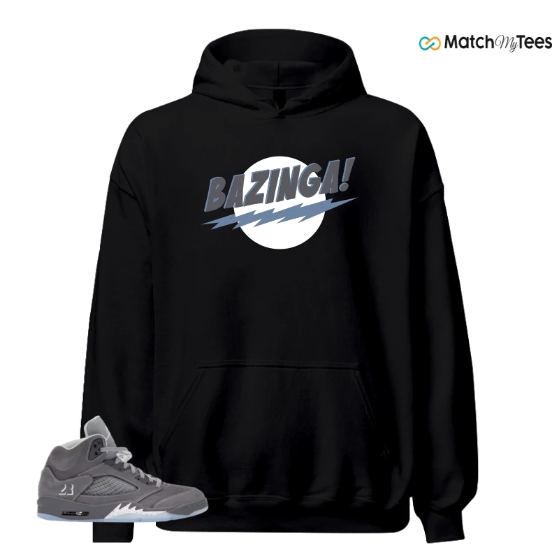 NIKE AIR JORDAN 5 WOLF GREY SNEAKER Matching Tees hoodie