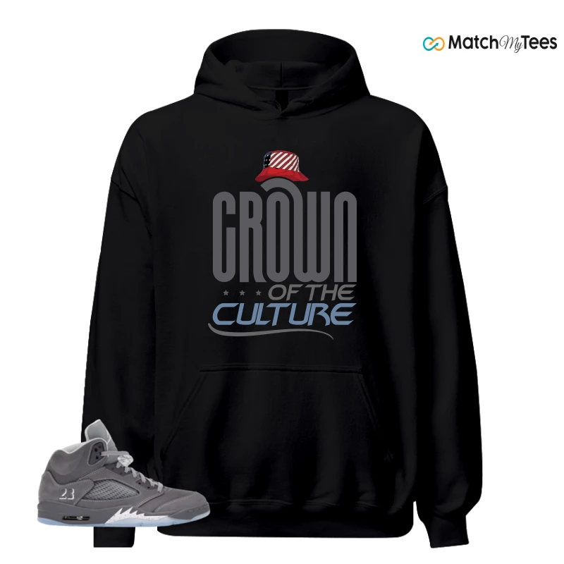 NIKE AIR JORDAN 5 WOLF GREY SNEAKER Matching Tees hoodie