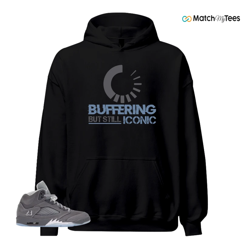 NIKE AIR JORDAN 5 WOLF GREY SNEAKER Matching Tees hoodie