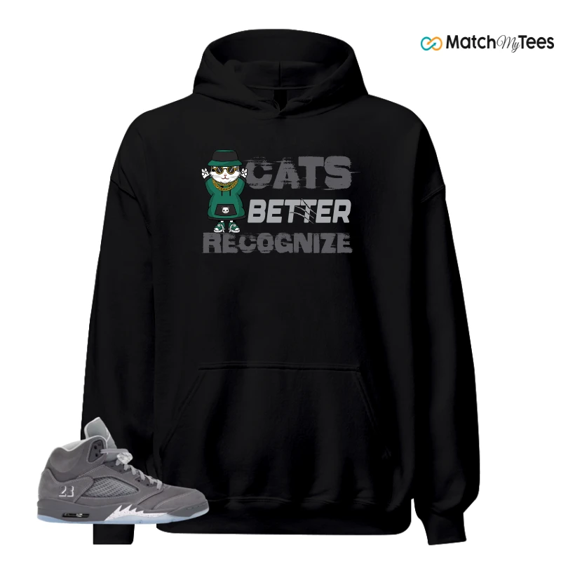 NIKE AIR JORDAN 5 WOLF GREY SNEAKER Matching Tees hoodie