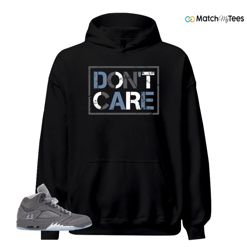 NIKE AIR JORDAN 5 WOLF GREY SNEAKER Matching Tees hoodie