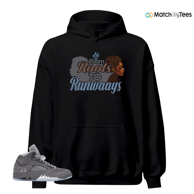 NIKE AIR JORDAN 5 WOLF GREY SNEAKER Matching Tees hoodie