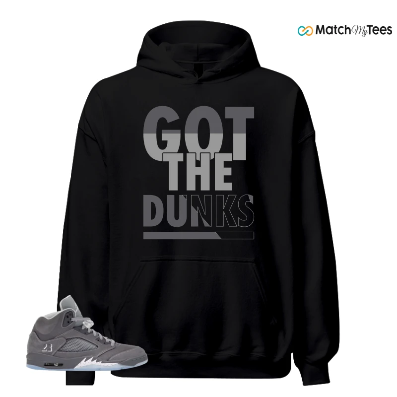NIKE AIR JORDAN 5 WOLF GREY SNEAKER Matching Tees hoodie
