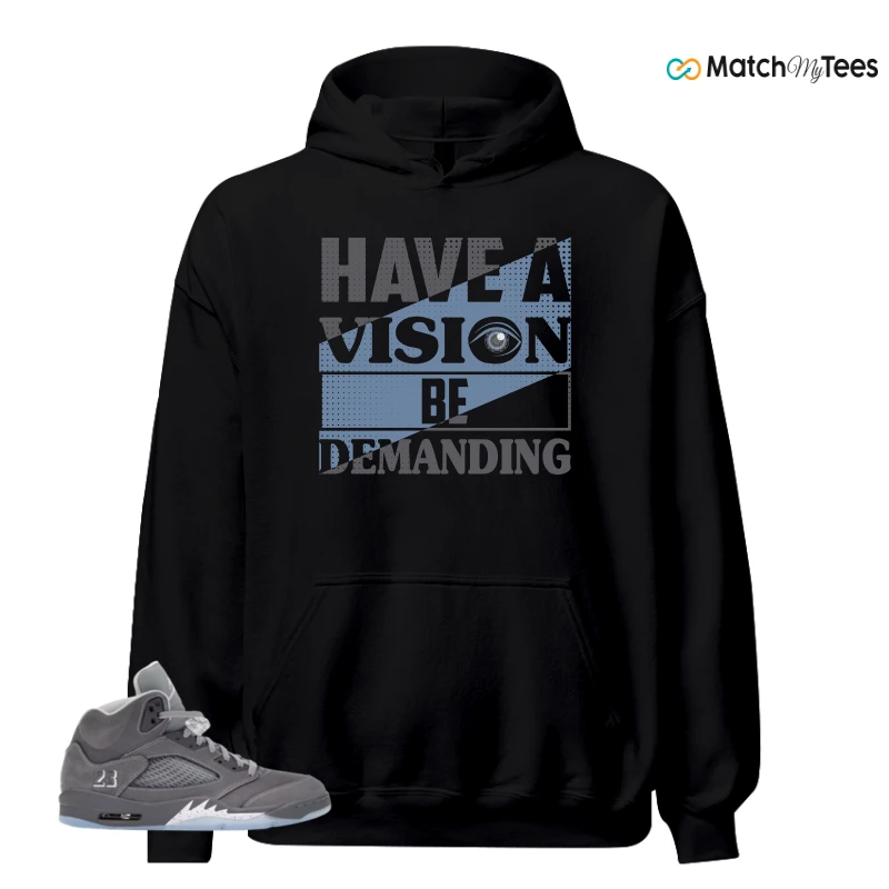 NIKE AIR JORDAN 5 WOLF GREY SNEAKER Matching Tees hoodie