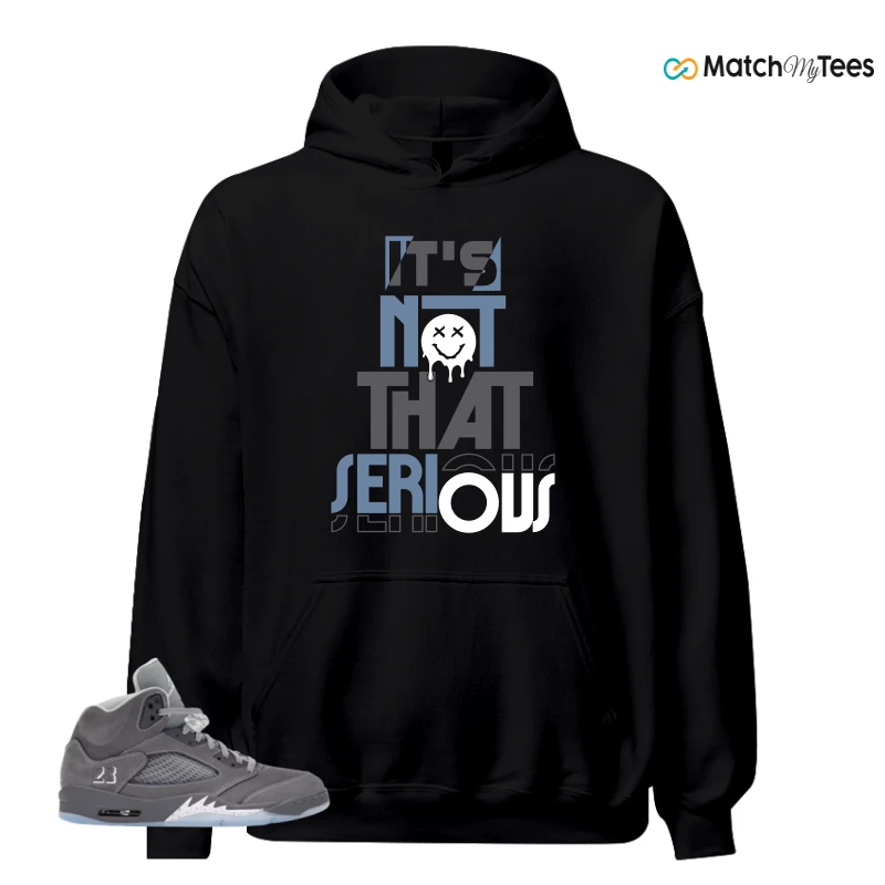 NIKE AIR JORDAN 5 WOLF GREY SNEAKER Matching Tees hoodie