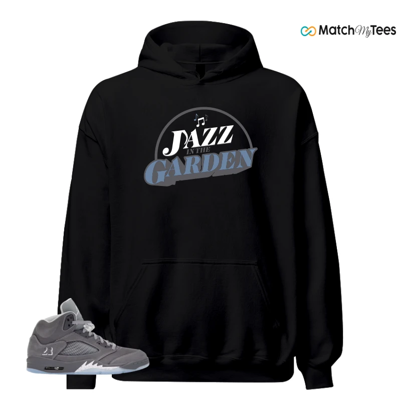 NIKE AIR JORDAN 5 WOLF GREY SNEAKER Matching Tees hoodie