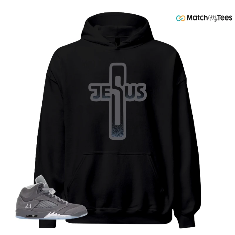 NIKE AIR JORDAN 5 WOLF GREY SNEAKER Matching Tees hoodie