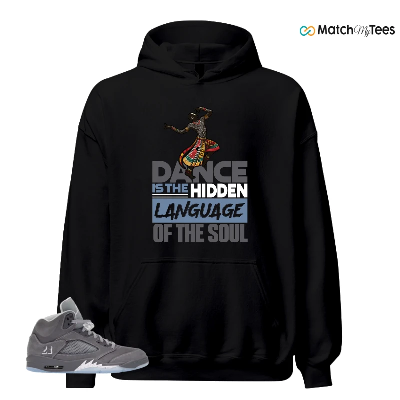 NIKE AIR JORDAN 5 WOLF GREY SNEAKER Matching Tees hoodie