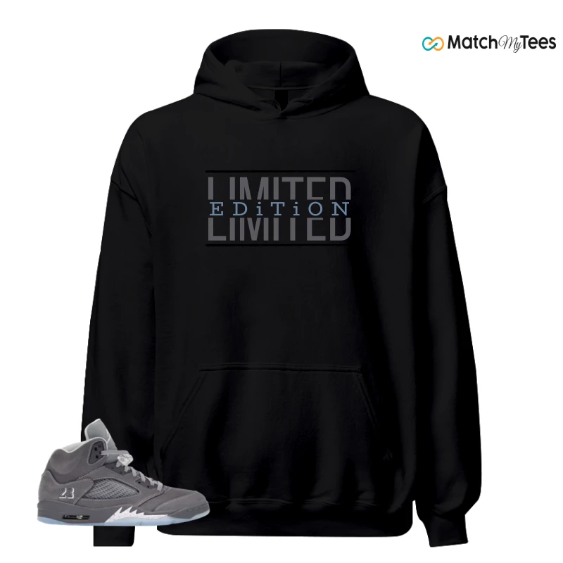 NIKE AIR JORDAN 5 WOLF GREY SNEAKER Matching Tees hoodie