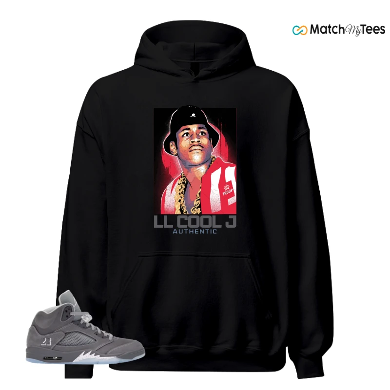NIKE AIR JORDAN 5 WOLF GREY SNEAKER Matching Tees hoodie