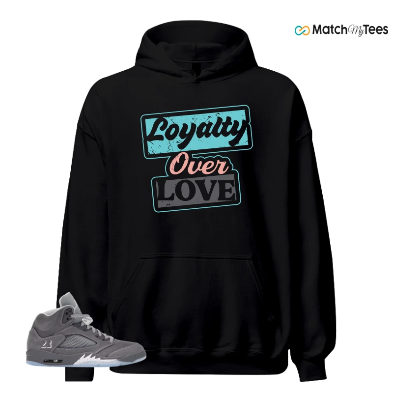 NIKE AIR JORDAN 5 WOLF GREY SNEAKER Matching Tees hoodie