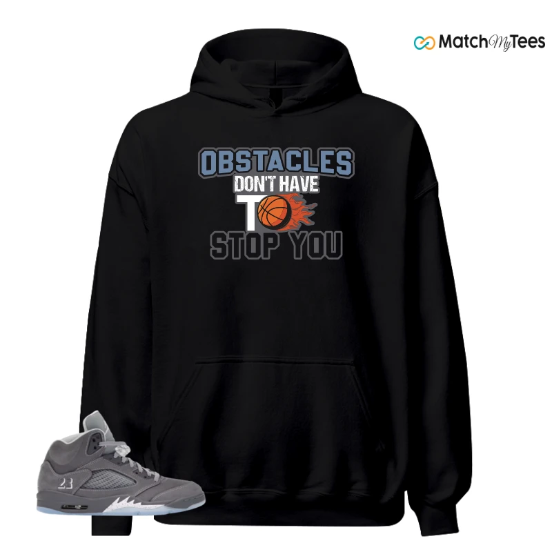 NIKE AIR JORDAN 5 WOLF GREY SNEAKER Matching Tees hoodie