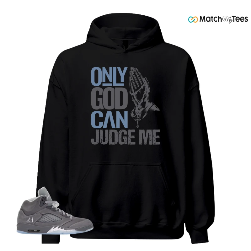 NIKE AIR JORDAN 5 WOLF GREY SNEAKER Matching Tees hoodie