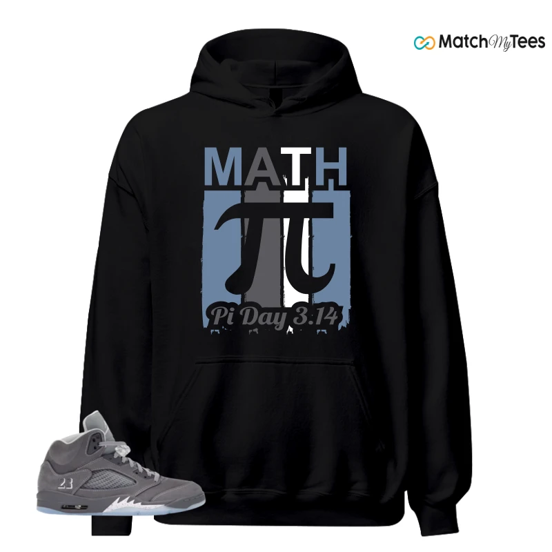 NIKE AIR JORDAN 5 WOLF GREY SNEAKER Matching Tees hoodie