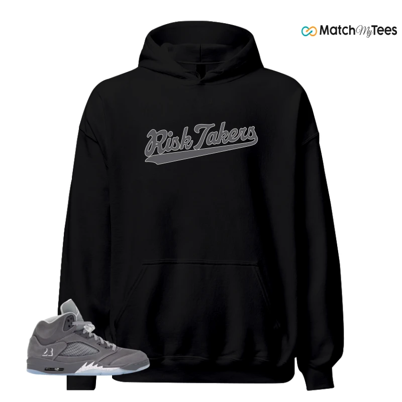 NIKE AIR JORDAN 5 WOLF GREY SNEAKER Matching Tees hoodie