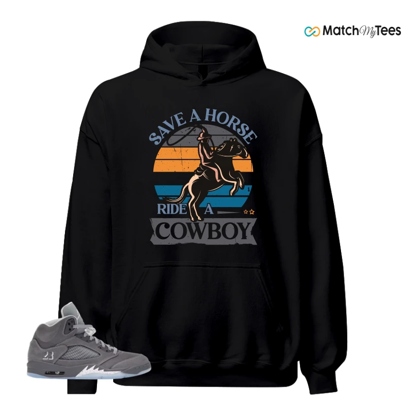 NIKE AIR JORDAN 5 WOLF GREY SNEAKER Matching Tees hoodie