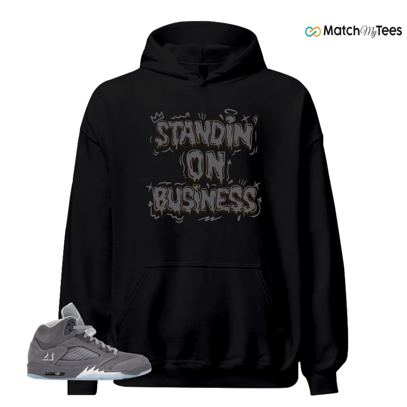 NIKE AIR JORDAN 5 WOLF GREY SNEAKER Matching Tees hoodie