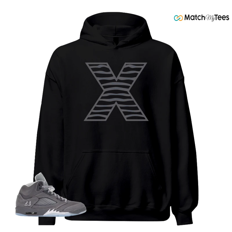 NIKE AIR JORDAN 5 WOLF GREY SNEAKER Matching Tees hoodie