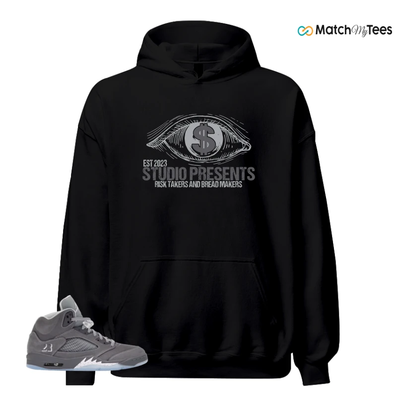 NIKE AIR JORDAN 5 WOLF GREY SNEAKER Matching Tees hoodie