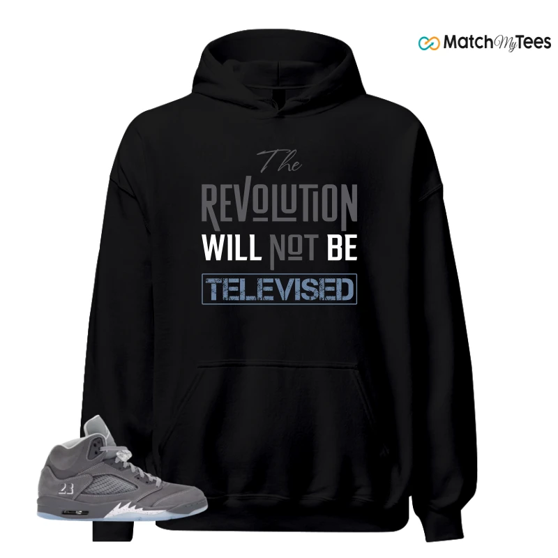 NIKE AIR JORDAN 5 WOLF GREY SNEAKER Matching Tees hoodie