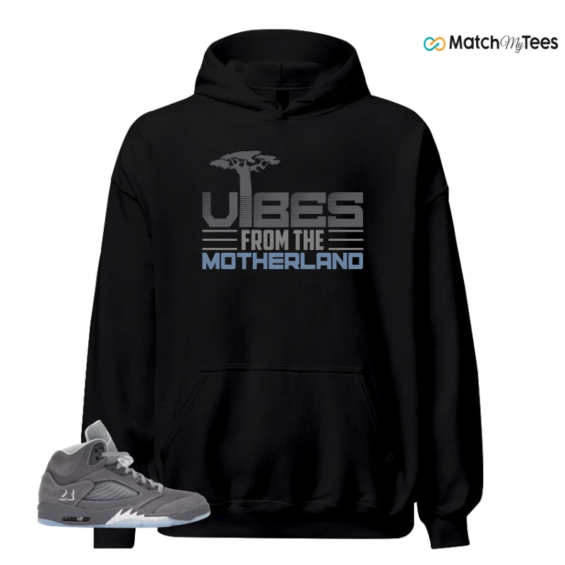 NIKE AIR JORDAN 5 WOLF GREY SNEAKER Matching Tees hoodie