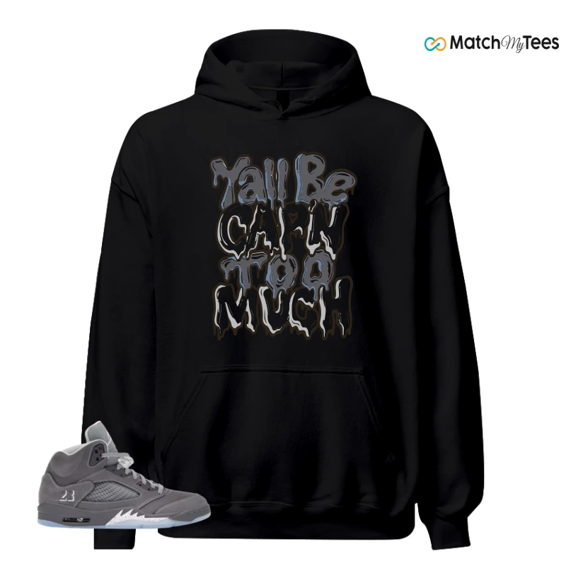 NIKE AIR JORDAN 5 WOLF GREY SNEAKER Matching Tees hoodie